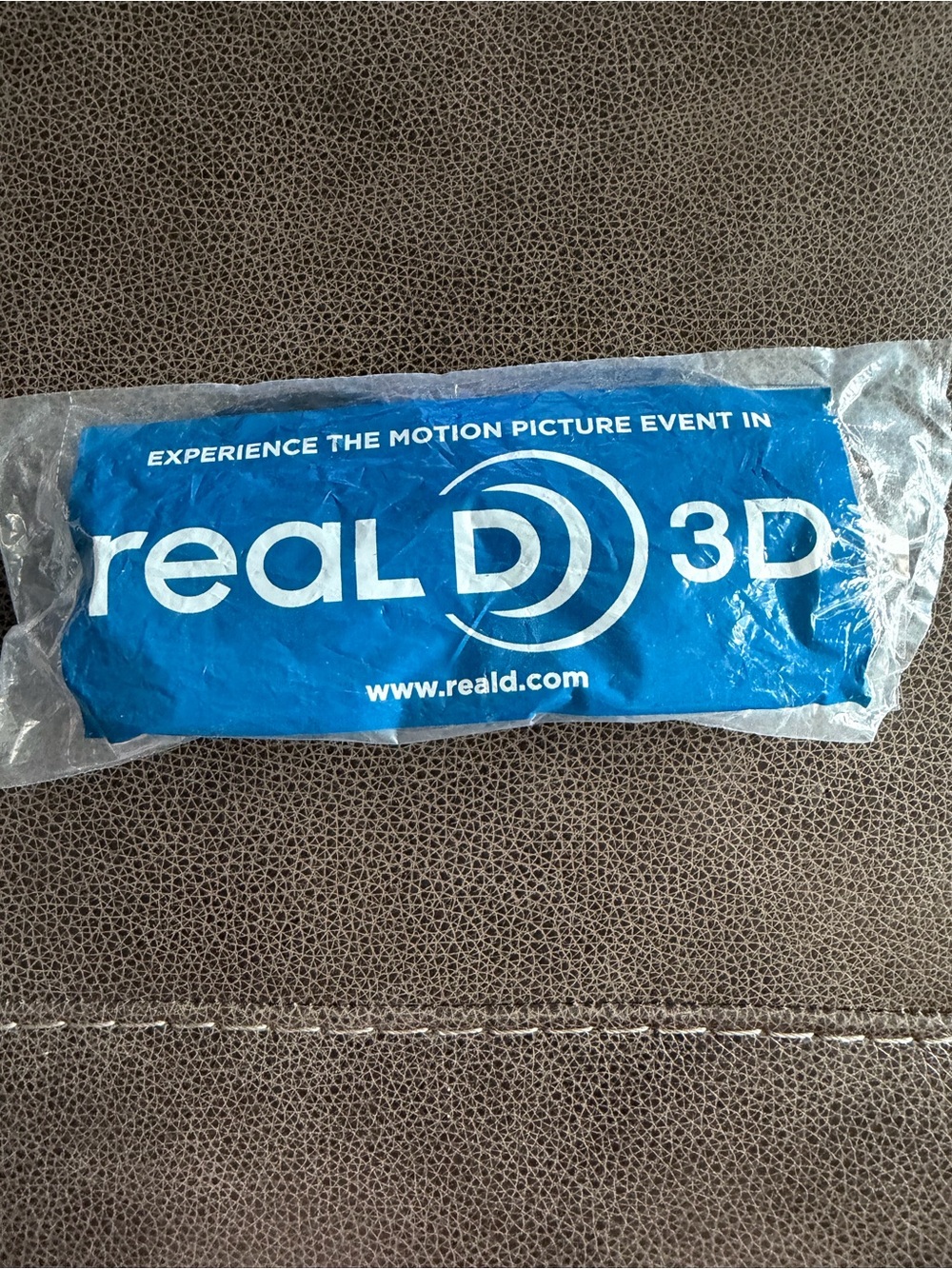 RealD 3D Branded Promotional Item in Blue